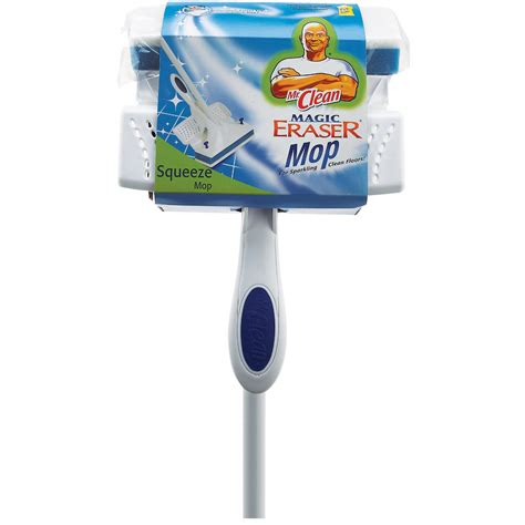 Keep your floors looking brand new with the Mr Clean Magic Eraser mop